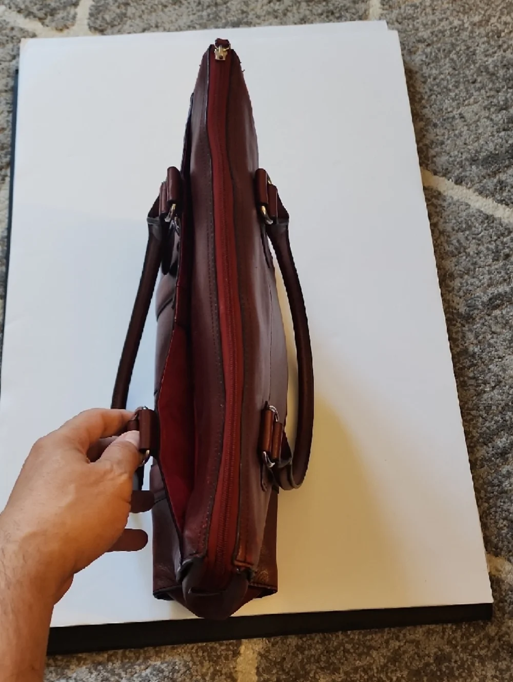 Wilsons Vintage Leather Computer Bag.